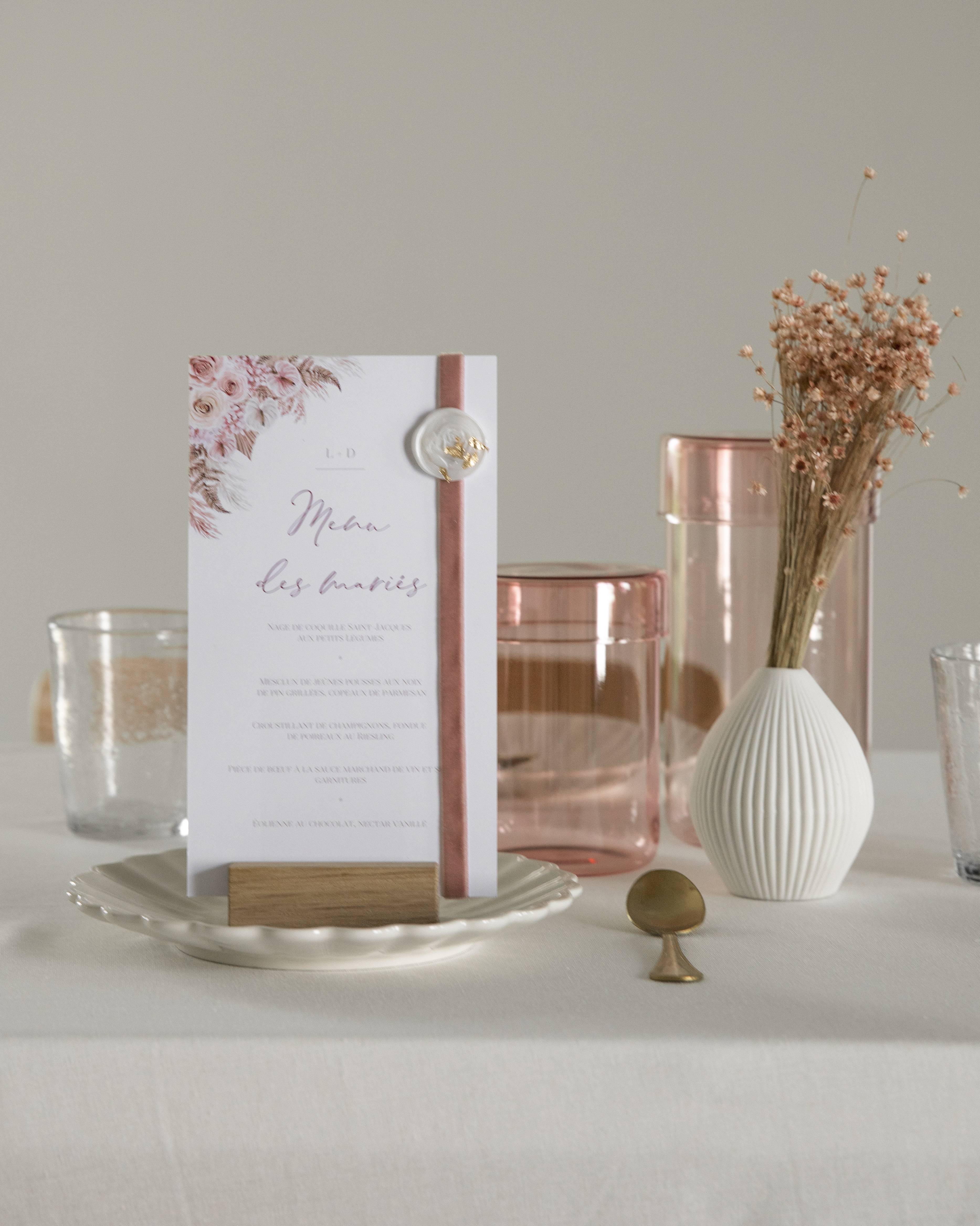 Décoration de table mariage 5 idées DIY